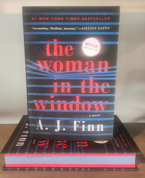 The Woman In The Window: A Novel by A.J. Finn Sprayed Edge Hardback