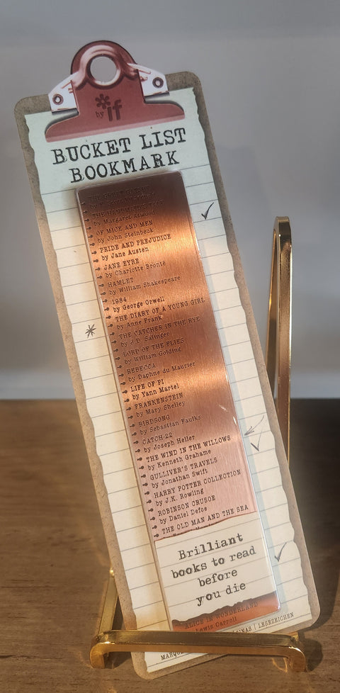 Bucket List Bookmark