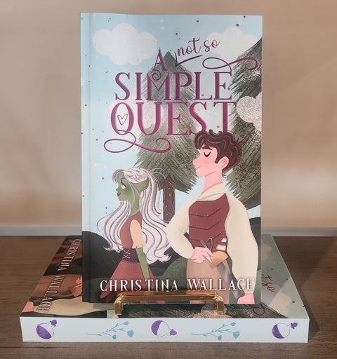 A Not So Simple Quest by Christina Wallace Sprayed Edge Paperback