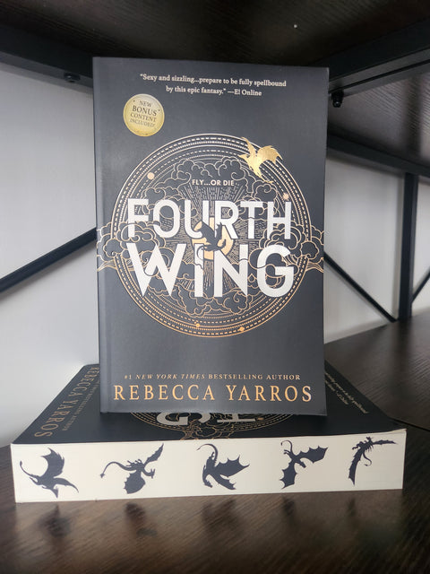 Special Edition Fourth Wing by Rebecca Yarros Sprayed Edge Paperback