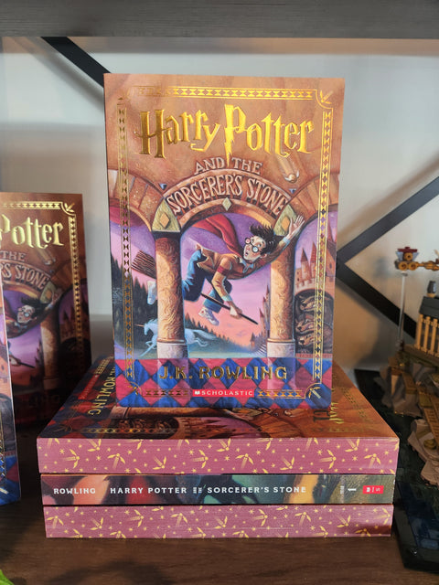 Harry Potter & The Sorcerer's Stone Paperback with Sprayed Edges