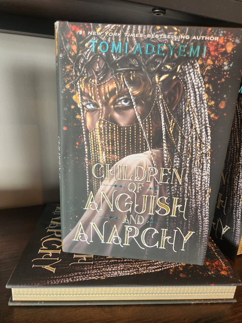 Children of Anguish And Anarchy by Tomi Adeyemi with Sprayed Edges- Hardback