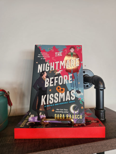 The Nightmare Before Kissmas by Sara Raasch with Sprayed Edges- Paperback