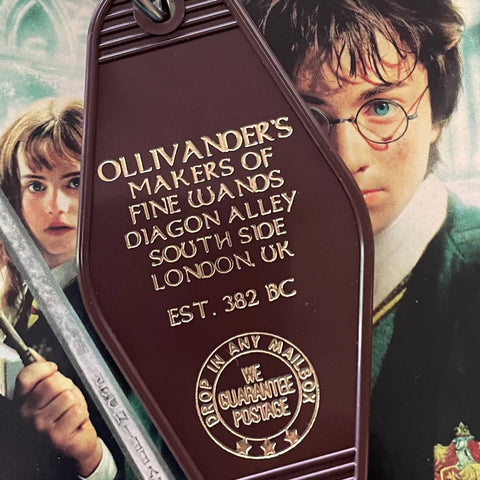 Motel Key Fob - Ollivander's Wand Shop (Harry Potter)