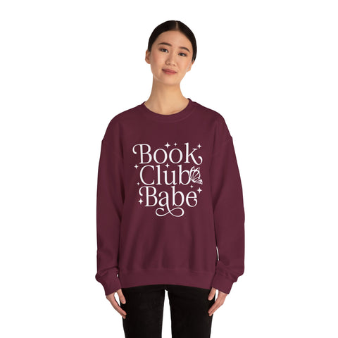 Book Club Babe Unisex Heavy Blend™ Crewneck Sweatshirt