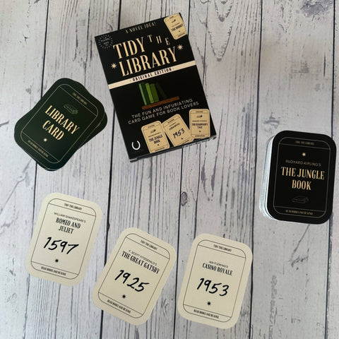 TIDY THE LIBRARY: The Original Card Game for Book Lovers